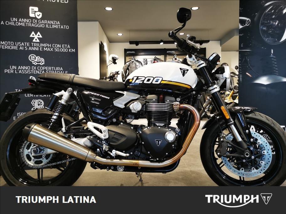 TRIUMPH Speed Twin 1200 Crystal White/Sapphire Black Abs